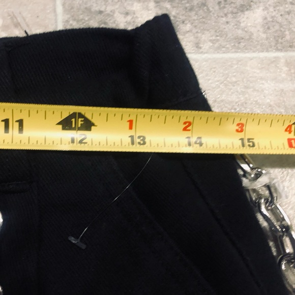 🎉HP🔥HOT TOPIC🔥Black Denim Chain Jogger Pants🔥Measurements in Pics🔥 - Picture 11 of 15